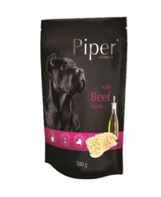 Piper Adult пауч за кучета с говеждо шкембе 500гр